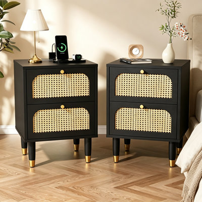 40 cm W Bedside Table