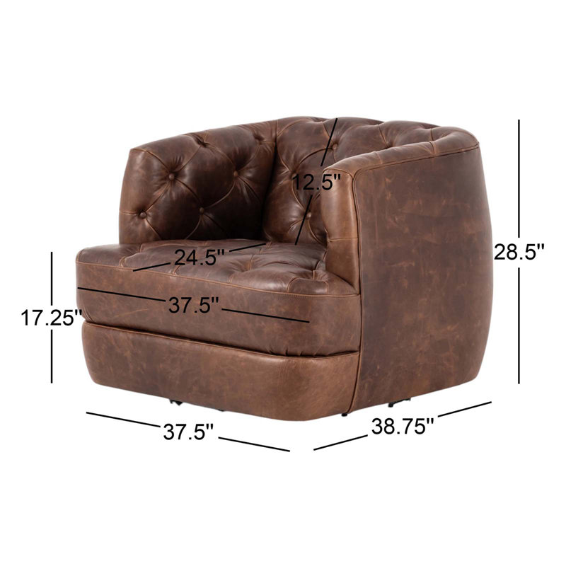 Paul Swivel Chair, Raleigh Cigar