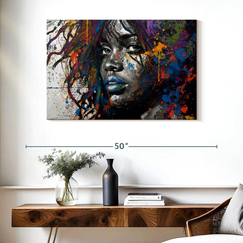 Beauté africaine sensationnelle, H 26 po x l 39 po