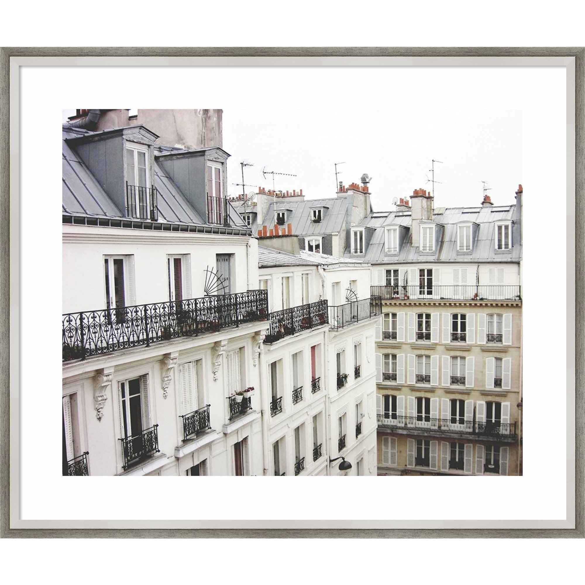 Montmartre by Lupen Grainne, Silver Framed, 21" H x 25" W