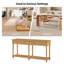 Console à 2 tiroirs en bois massif Jeremie-433568194