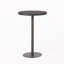 Mobilier de table d'extérieur rond en rotin de 26 po avec table de bar et table de pique-nique pour l'extérieur