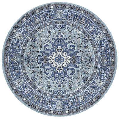 Skazar Isfahan Tufted Blue Rug