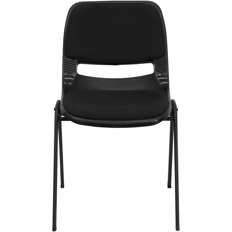 Chaise ergonomique rembourrée avec structure en métal et capacité de rangement de 880 lb Oliverson, Ensemble de 16