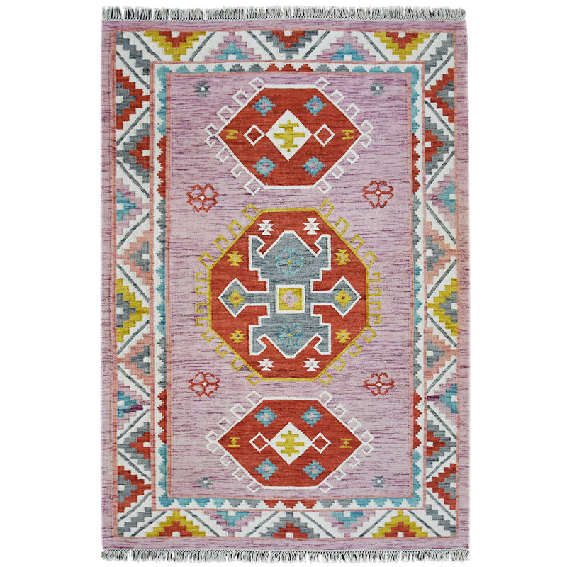 Aztec Hand Woven Area Rug, Rectangle 155 x 244cm