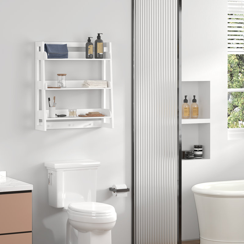 Cersei Bathroom Shelves, White