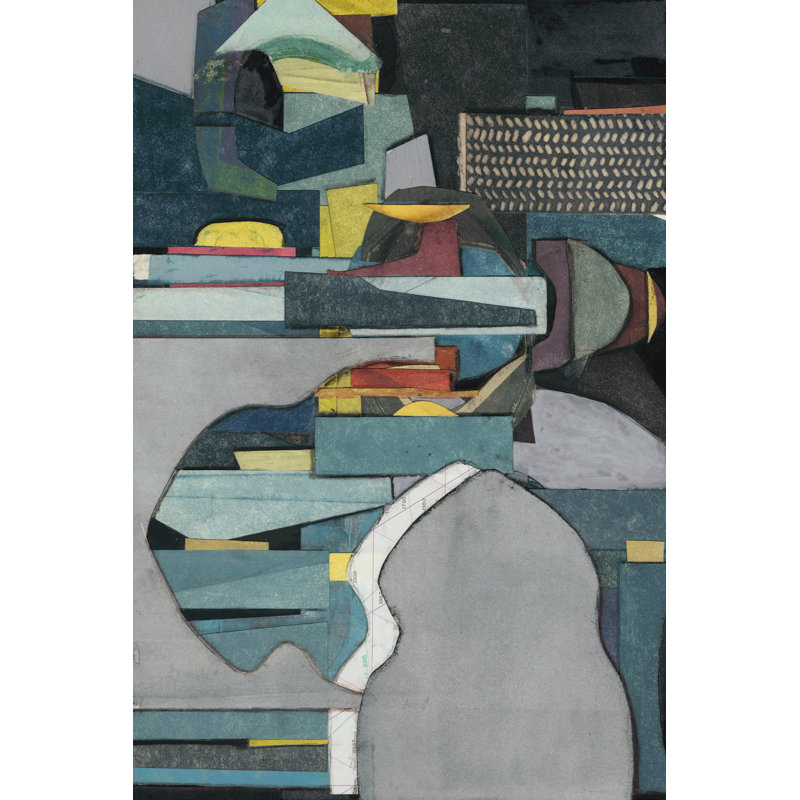 Mid-Century Collage IV - Wrapped Canvas Print, 30cm H x 20cm W x 3.8cm D