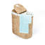Sustainable Handwoven Double Lidded Oval Hamper Sorter, Water Hyacinth