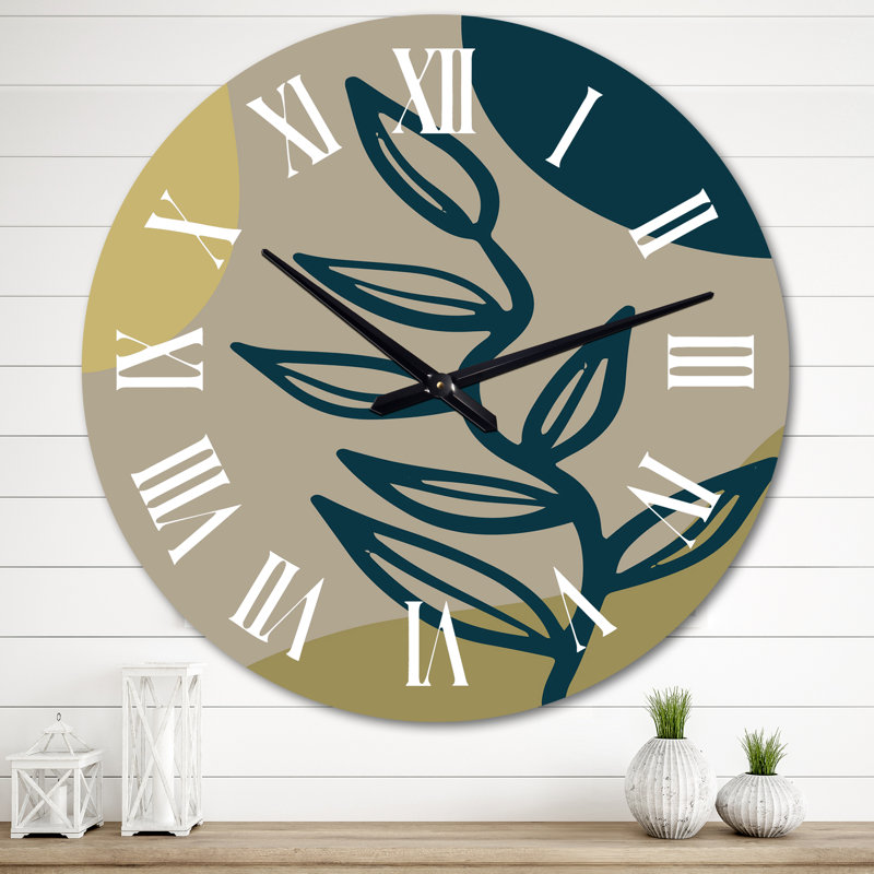 Très grande horloge murale Boho, Très grand