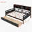 Daybed with Wood Slat Support, Bedside Shelves, and Two Drawers, , Versatile and Stylish-233749865-233749870