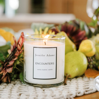 Bougie en cire de noix de coco naturelle