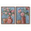 Impression encadrée Rosa Blooms I-Premium - prête à être accrochée - aucun clou requis - aucun clou requis-1348550908-1348550896