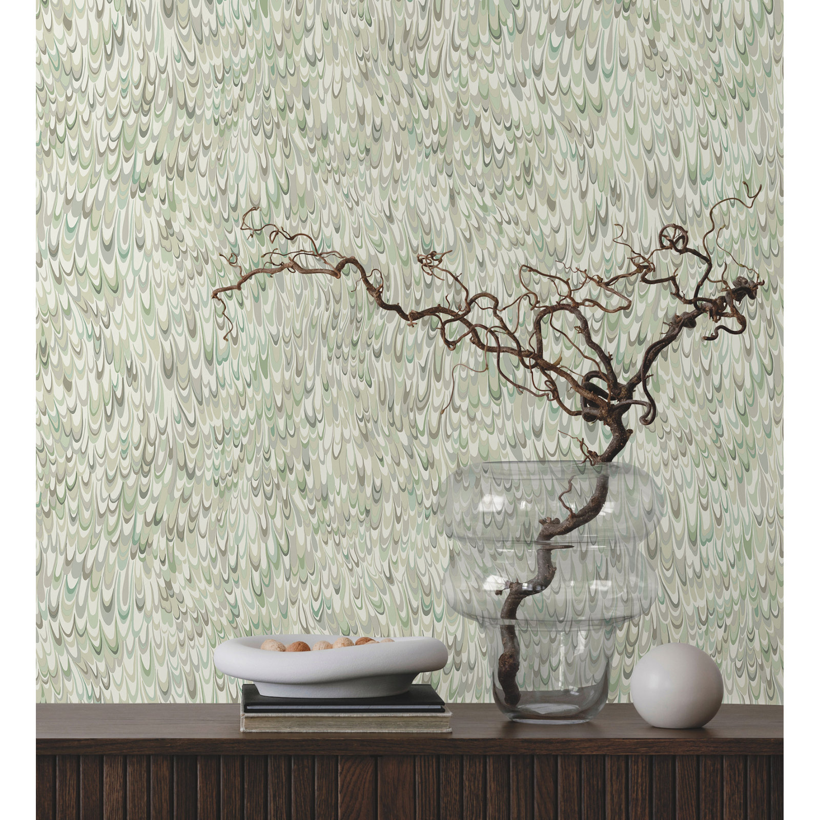 Marble Wallpaper, Green