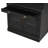 Modern 83.4" Tall Bookcase, LED Lighting Bookshelf with 2 Glass Doors & 1 Drawer Storage, Solid Wood+MDF