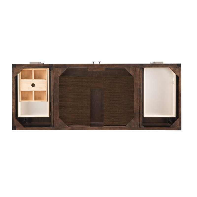 Addison 60'' W Single Bathroom Vanity Base, Mid-Century Acacia