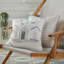 Beach Huts Indoor / Outdoor Square Cushion Cover-96694842