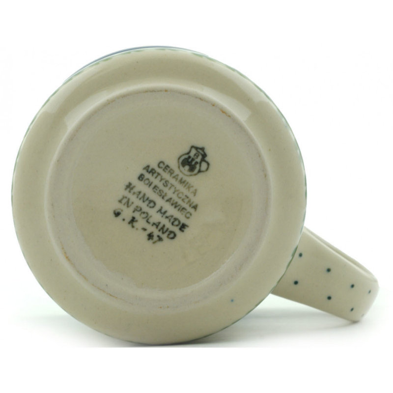 20 oz. Grande tasse en grès - rose bleue