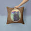 Coussin décoratif intérieur/extérieur français bouledogue