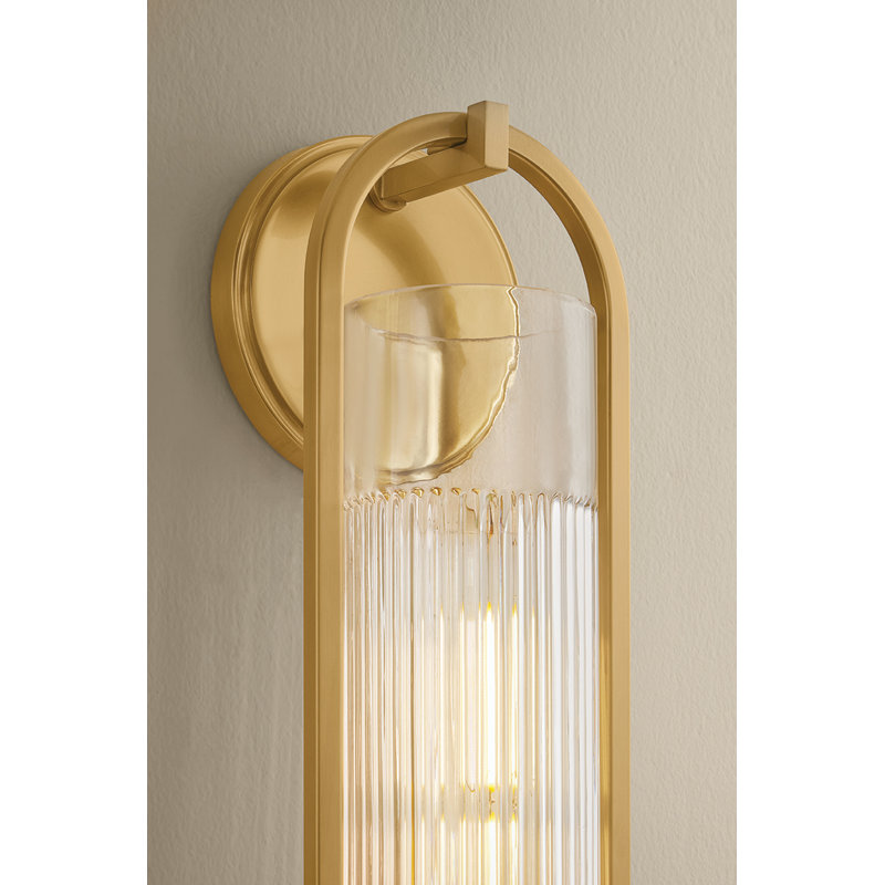 Binnewater Wall Sconce, Aged Brass