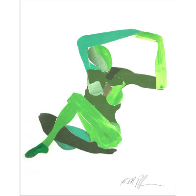 «Yoga» par Robert Robinson - peinture sur toile tendue