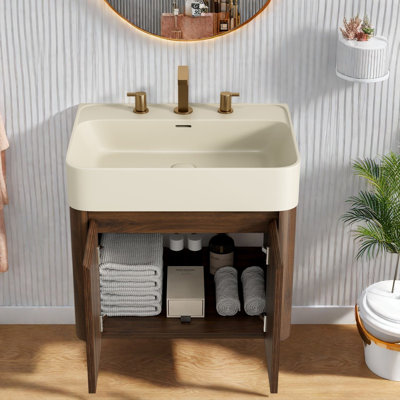 Meuble-lavabo moderne avec rangement