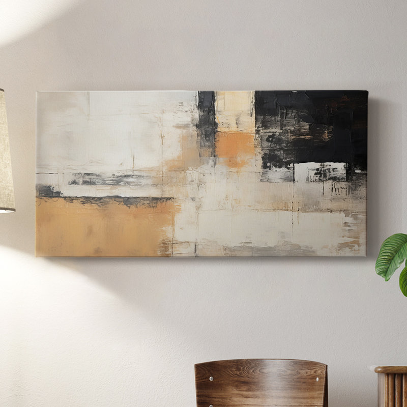 Abstract Series 4 # III-Gallery, toile tendue, H 16 po x l 32 po