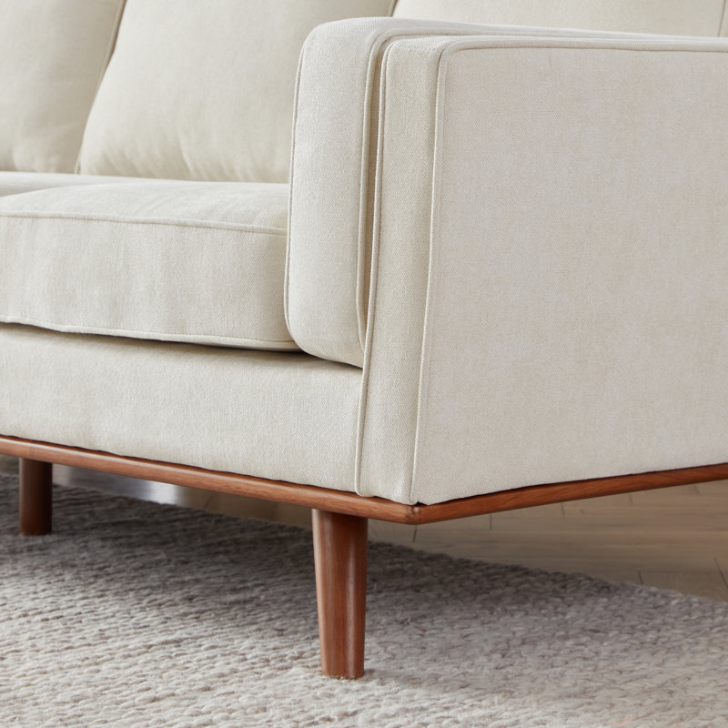 Estes Inayat 84' Upholstered Sofa, Beige