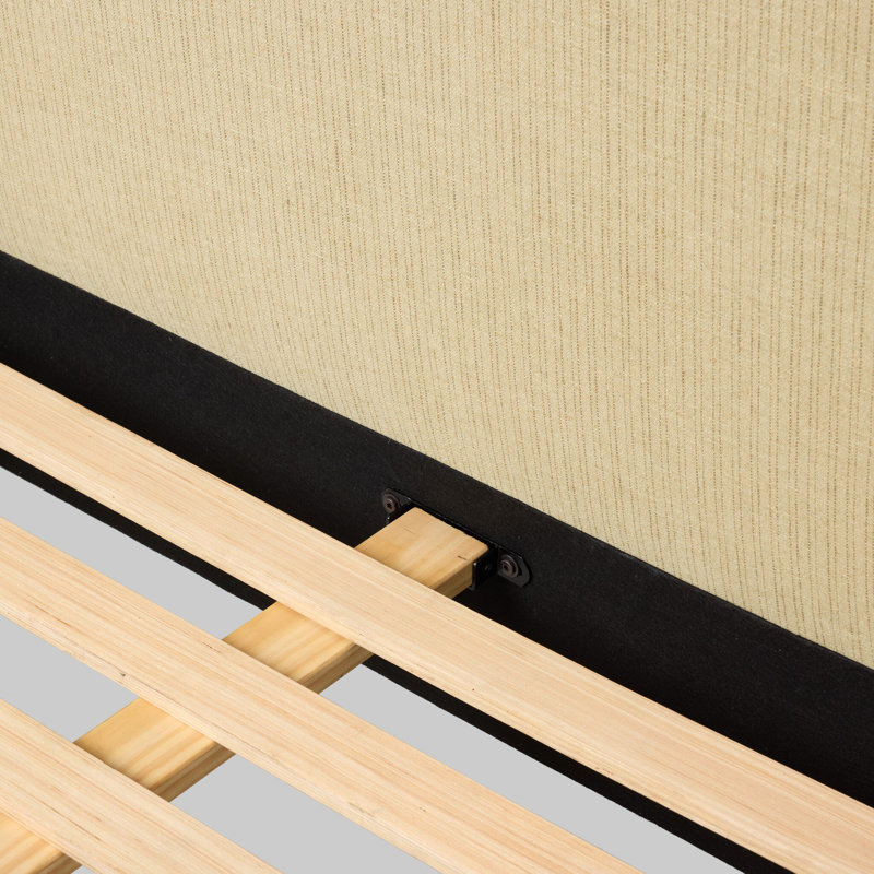 Noelia Bed, King, Laine Natural