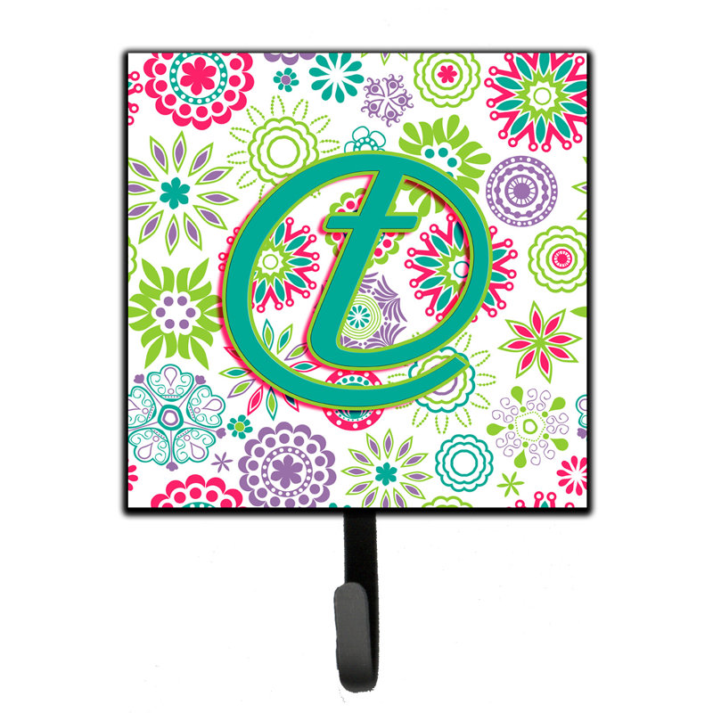 Crochet mural fleurs, T
