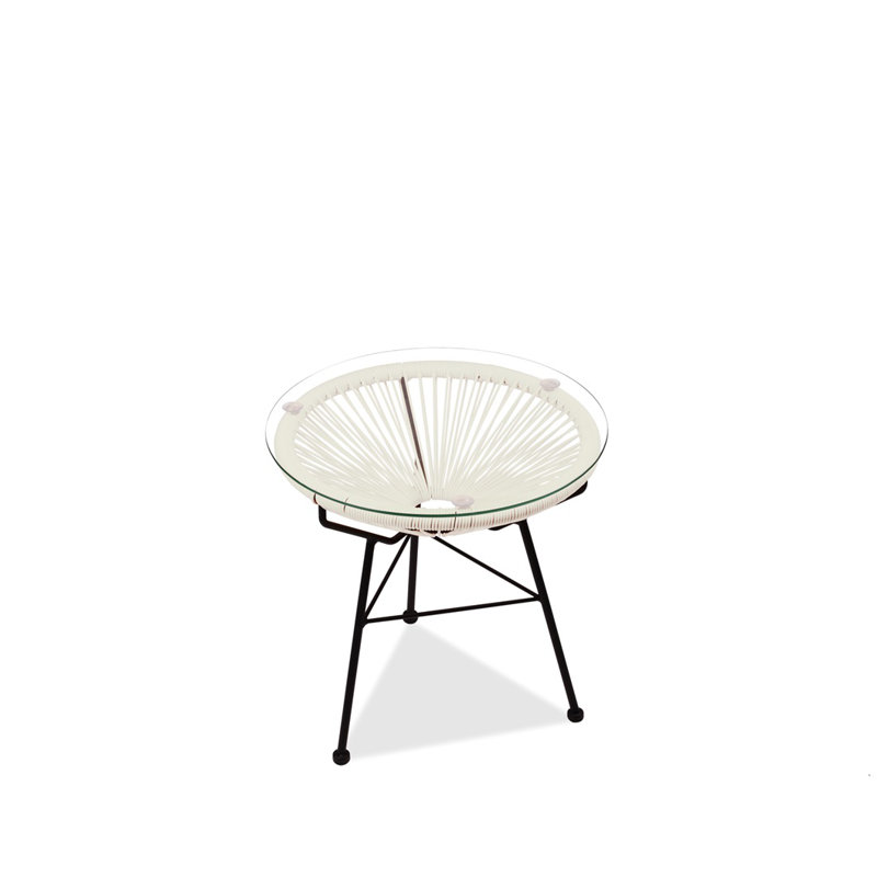 Table de bout Windell, Blanc
