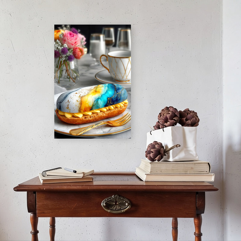 Art mural artistique Eclair Tea Time, H 24 po x l 16 po