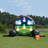 JumpOrange 10 ft Inflatable Soccer Dart Game (with Blower)
