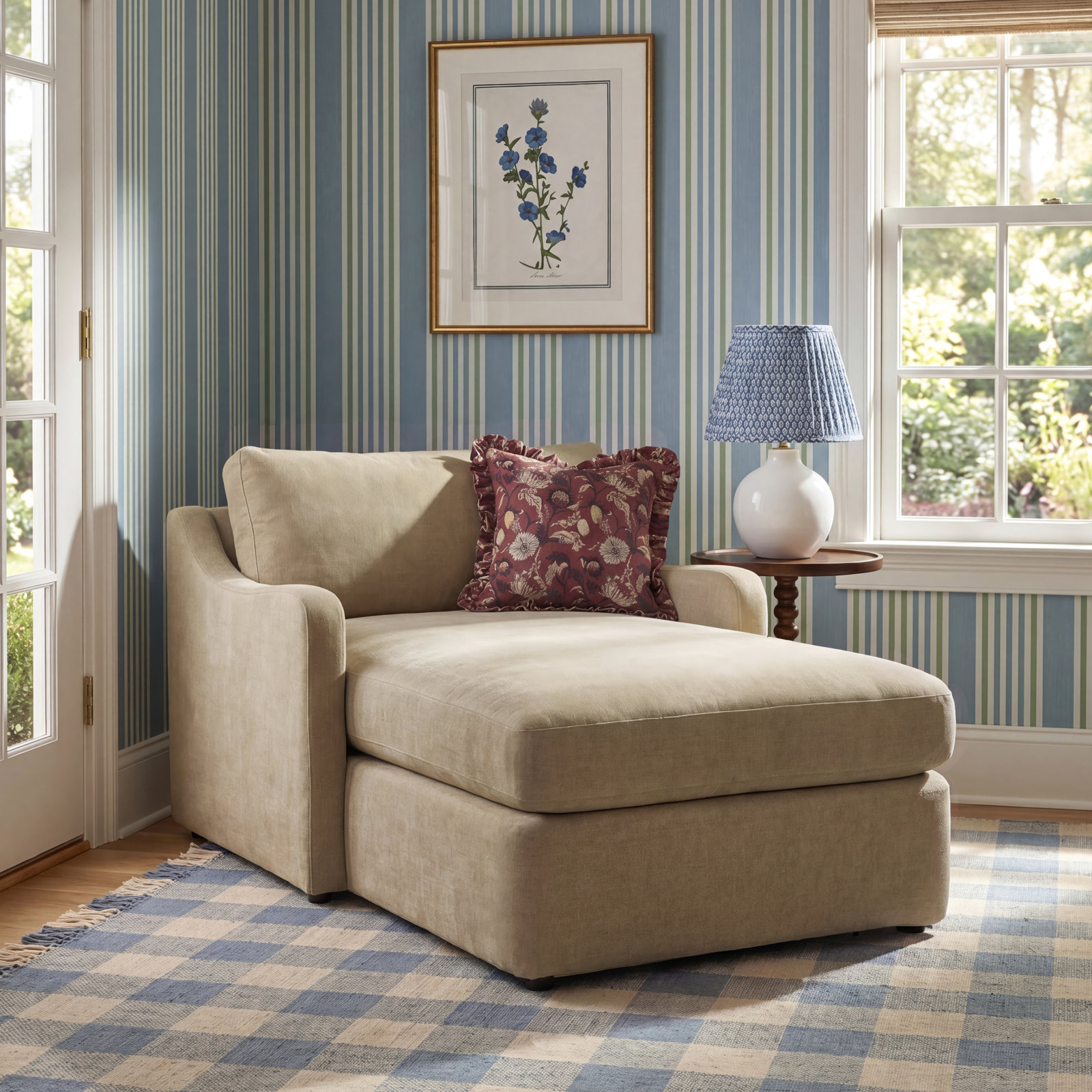 Aurelia Chaise Lounge, Broadway Canvas