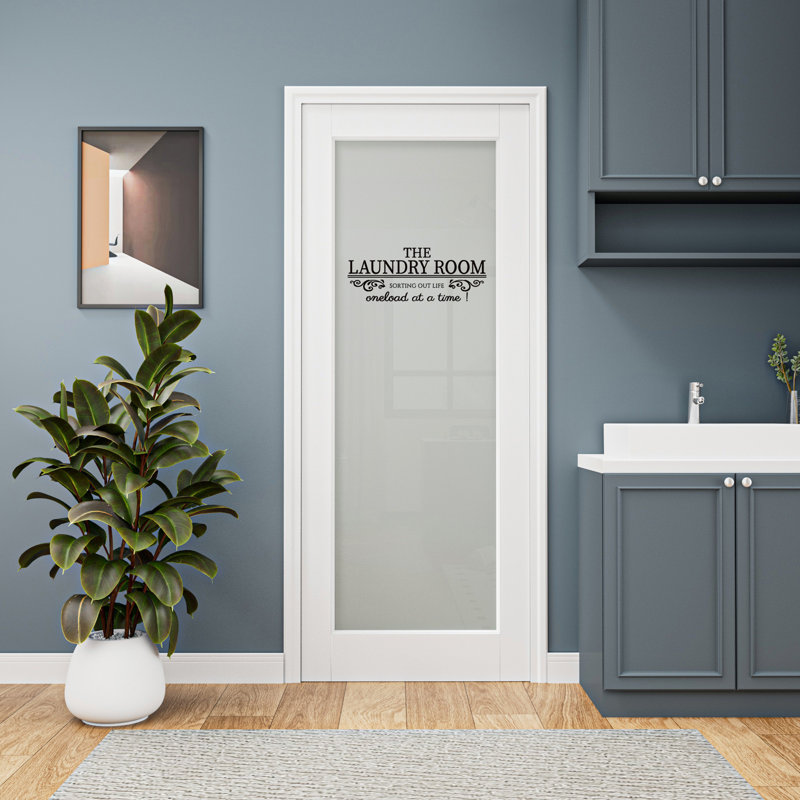 Intérieur 1-Lite Frost Glass, 28 po x 80 po