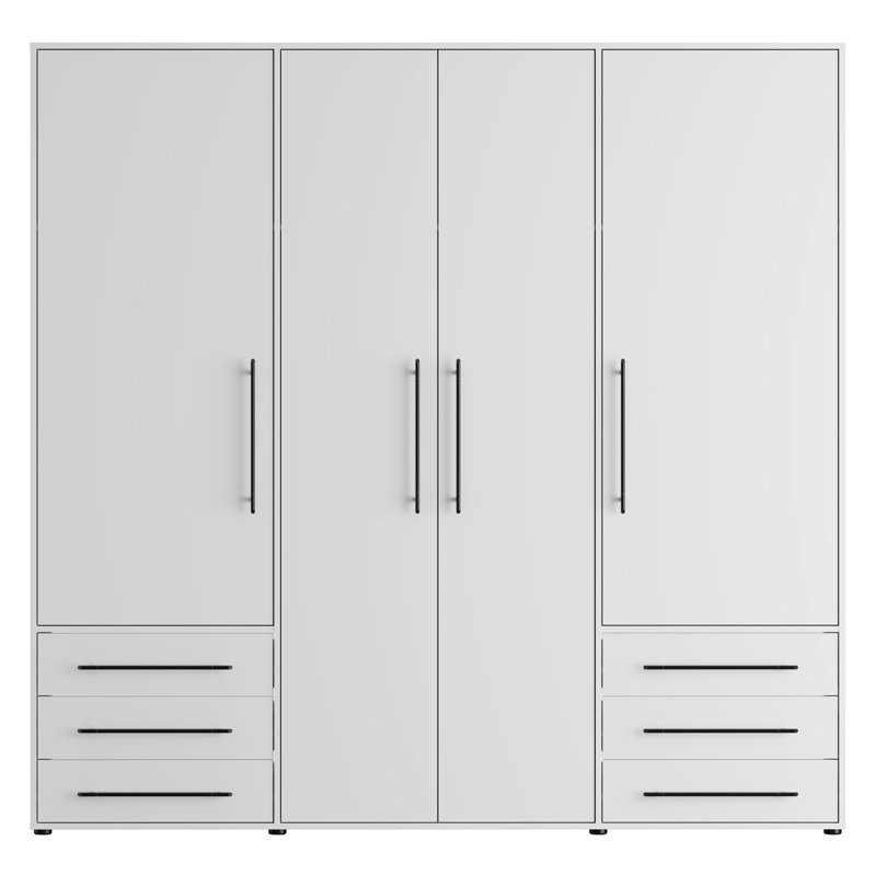Mokkaro 4 Door Wardrobe