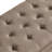 Upholstered Linen Seat With Buttons And Storage - 18 45X18x18 Inches Adds Comfort Functionality Fabric Height Practical Furniture Piece-372562768