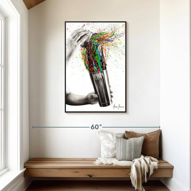 Shake It, Cadre flottant noir, 29 po x 43 po