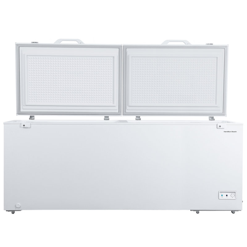 Hamilton Beach 21,0 pieds cubes Pi. Congélateur coffre 2 portes