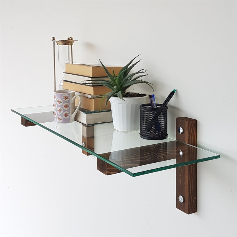 Marasia Bracket Shelf, Walnut