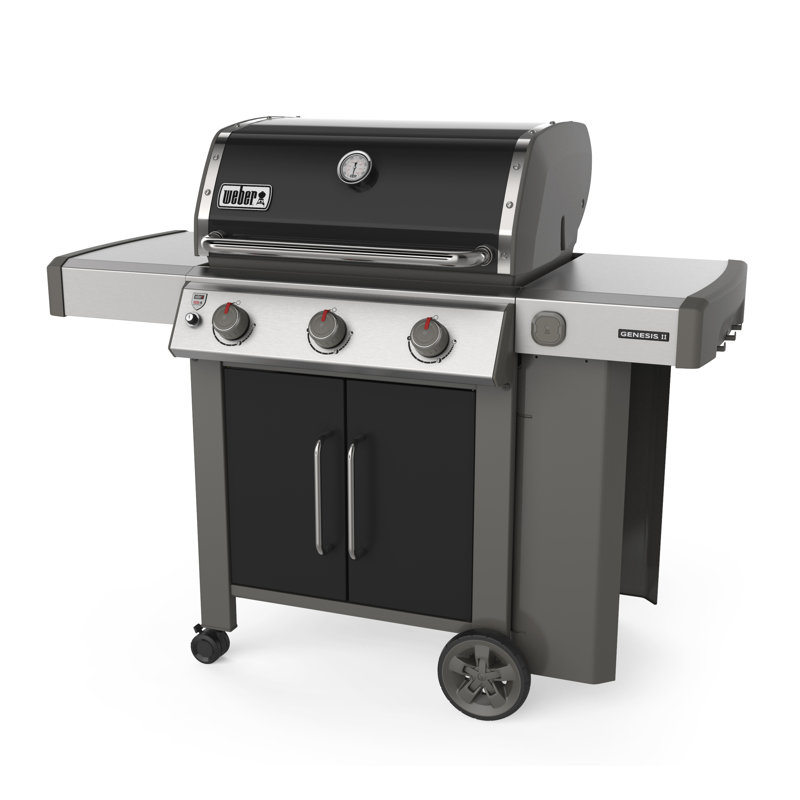 Genesis II® E-315 Gas Grill, Black, Liquid Propane