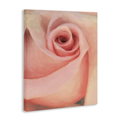 Spiral Rose Anther Canvas Wall Art by Alonzo Saunders