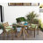 Mystic 2 - Person Wood Patio Dining Set with Round Table-1624844442