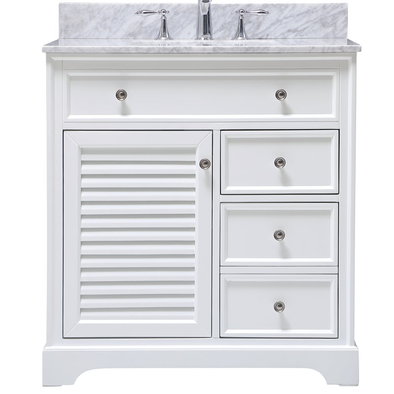 Ensemble de meuble-lavabo simple 32 po Closter, Blanc
