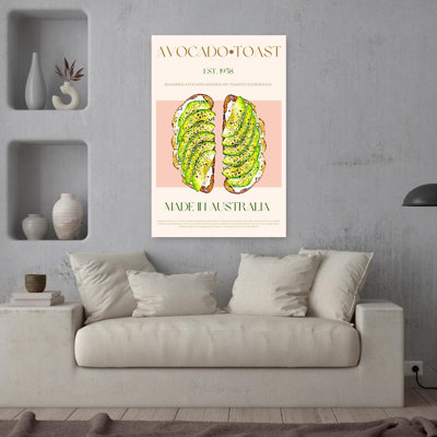 «Fresh Avocado Toast», art mural contemporain