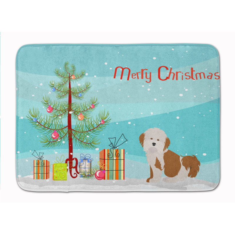 Tapis pour salle de bain chinois, Bichon havanais