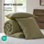 3PCS Full/Queen Waffle Washed Comforter Set-119193700-119193703
