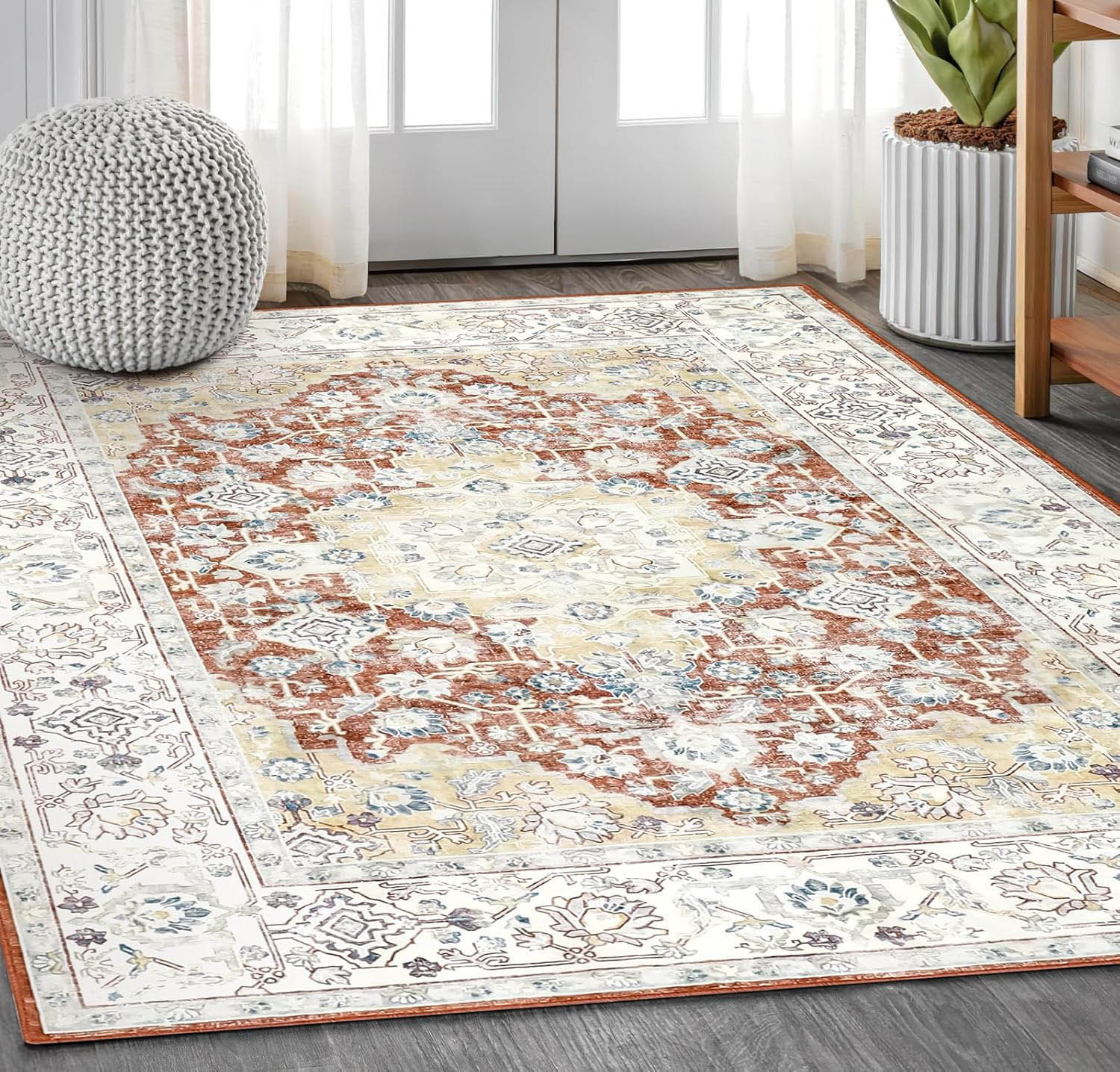 Astoria Grand Rugs Living Room 160X230 Cm Soft Low Pile Anti Slip Area ...