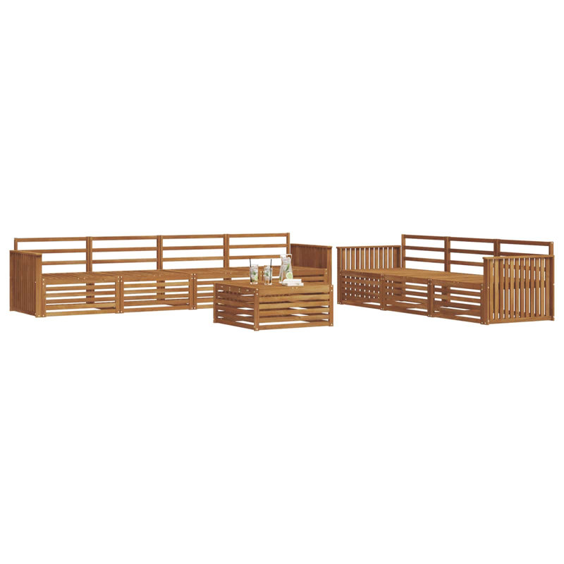 329cm Wide Patio Sectional Set
