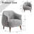Accent Chair  Reading Chair Comfy Upholstered Boucle Lounge Armchair, Modern Living Room Chair With Back Pillow,single Sofa Chair For Bedroom, Office-1742034289