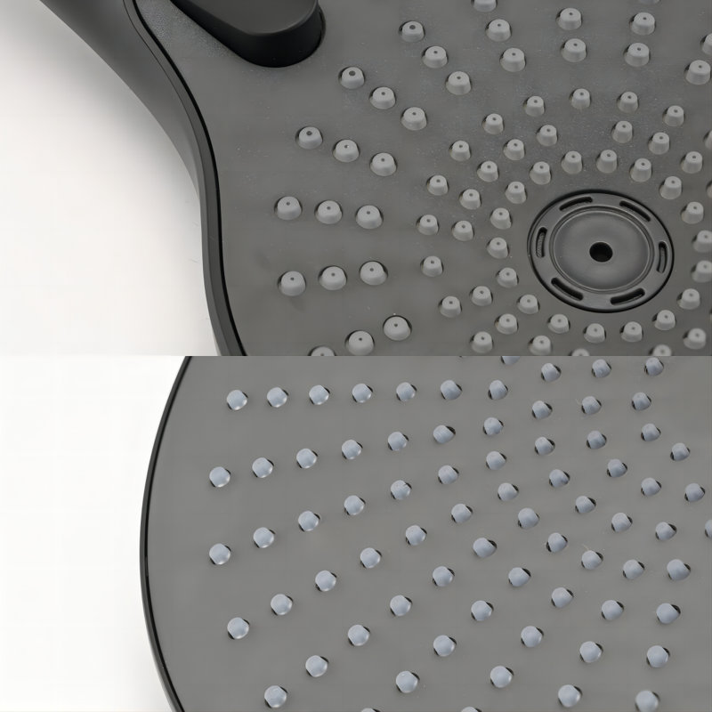 TOPCRAFT 10-Inch Rainfall Showerhead With Handheld Shower, Dual-Head Shower With Sliding Bar